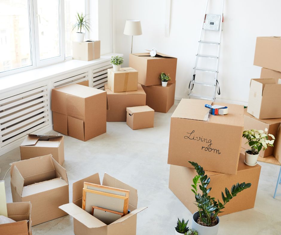Packed room - Declutter to sell your home