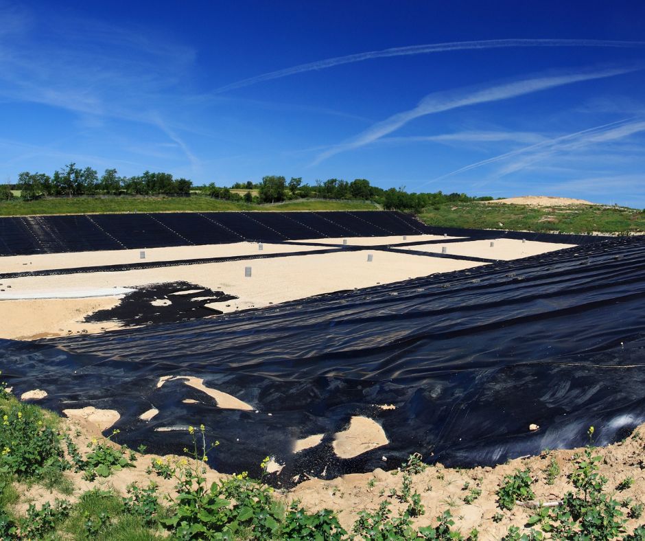 landfill capping process